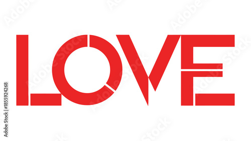 Love in bold and Red : A simple yet compelling image features the word LOVE rendered in a striking red hue against a backdrop. The design emphasizes the message of affection, care, and unity.
