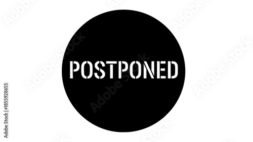 Deferred white and black icon 