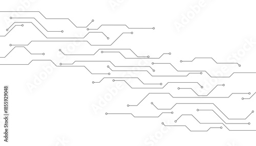 Abstract background electronic printed circuit board, with dot and connection line.