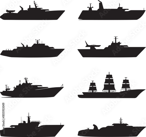 Ship Silhouettes Collection