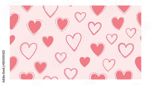 Heart Pattern: An exquisite array of heart motifs creates a delicate and romantic design, perfect for expressing affection and celebrating love.