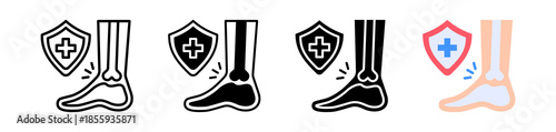 Rheumatology Icon, Multi Style Vector Illustration