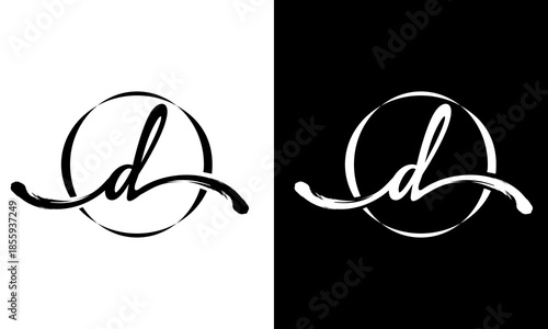 letter d logo.eps