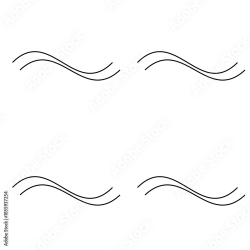 Minimal Seamless Double Wavy Line Pattern