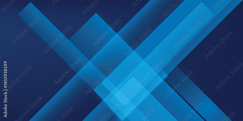 Obraz premium modern blue abstract background with elegant bright diagonal lines
