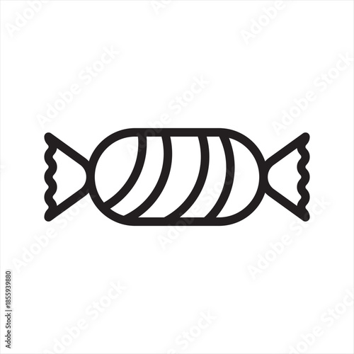 candy sweet simple line icon
