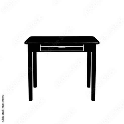 Modern Black Console Table