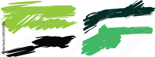 Set of chalk drawn grunge design elements abstract doodles. pencil or chalk drawn Swiss design aesthetic. Vector illustration.