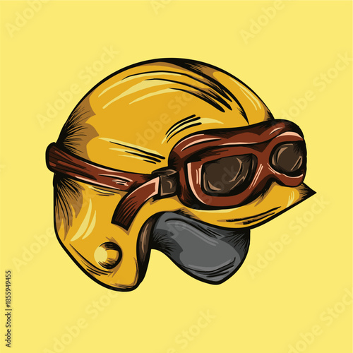 helmet vector illustration. ready to print