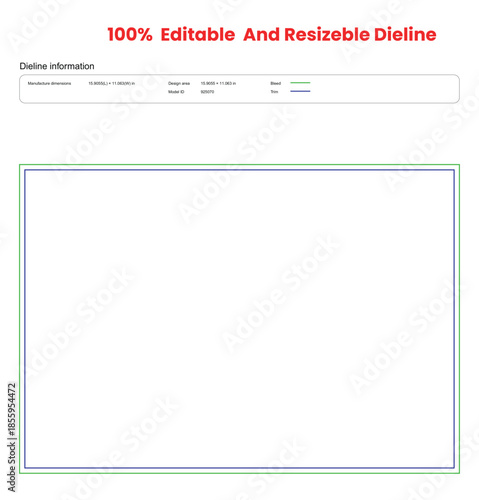 a3 picture frame dieline template box dieline die lines packaging custom dieline  box cardboard box dieline pizza box dieline printable product packaging layout,