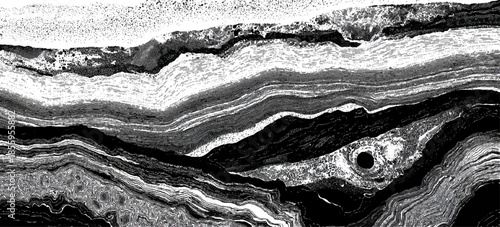 Vintage abstract rock strata pattern with organic wave lines textured. sandstone sedimentary rock formation natural earth strata background.