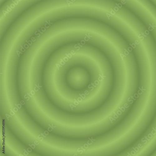 Wallpaper Mural Abstract Green Concentric Radial Gradient Circles Torontodigital.ca