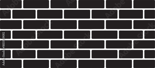 Black Brick Wall Pattern Background,
Brick Wall Texture Silhouette Design,
Abstract Brick Wall Background Illustration