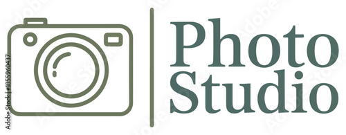 photo studio camera logo icon
