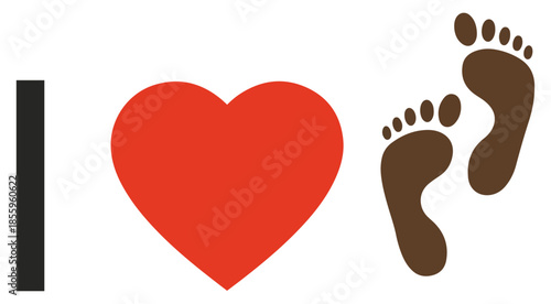 i like running slogan vector icon