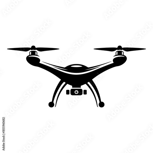 drone camera aerial icon vector