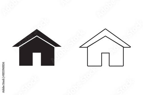 Two cameras side by side Vector