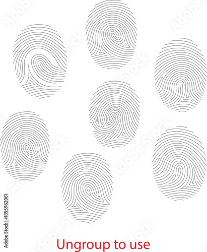 Art & Illustration fingerprints set