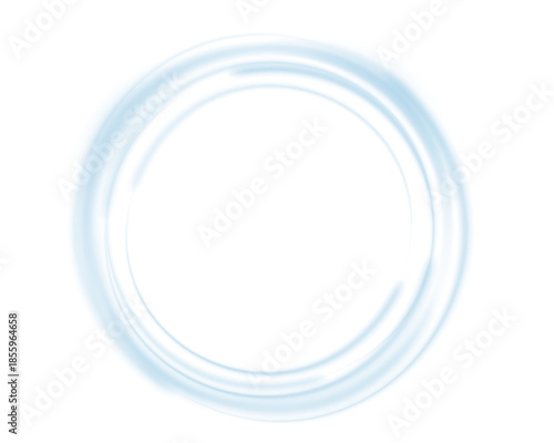 Magic ring, realistic energy flare halo ring. Abstract light effect. Vector illustration.	