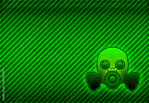 abstract background with gas mask