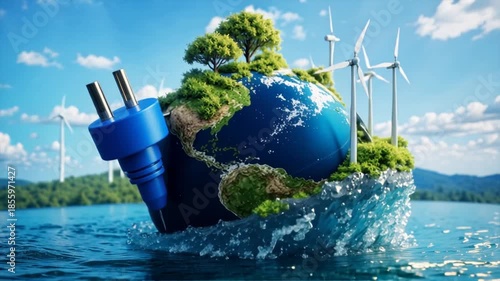 Green energy, sustainable planet