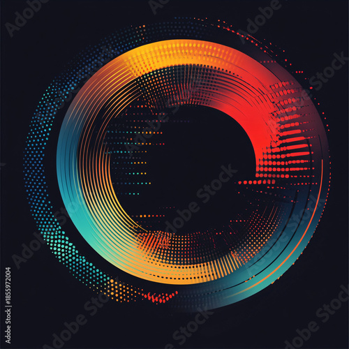 A circle with the glow quot in the dark