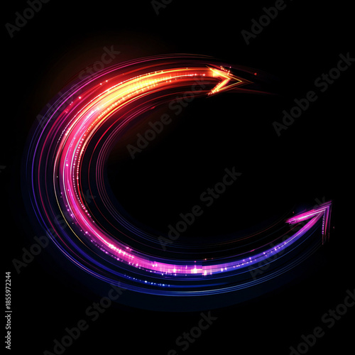 A circle with the glow quot in the dark