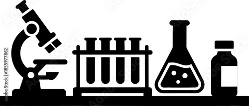Essential laboratory equipment for scientific research and experimentation in a modern lab setting