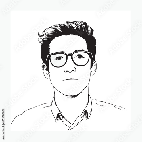 man with glasses