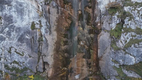 Aerial View of Skakavac Waterfall near Sarajevo, Bosnia and Herzegovina