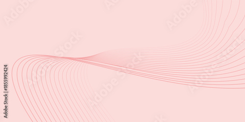 Light Pink with stripes wave lines abstract background design texture