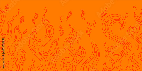 Fire Background. flame Background. long banner fire background. Flame Seamless Pattern. Fire flame seamless pattern.