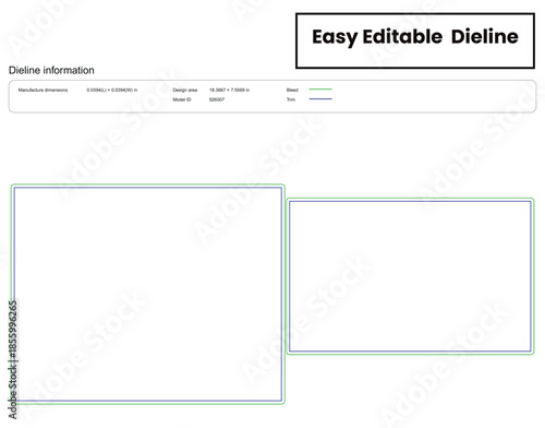 photo frame dieline template box dieline die lines packaging custom dieline  box cardboard box dieline pizza box dieline printable product packaging layout,