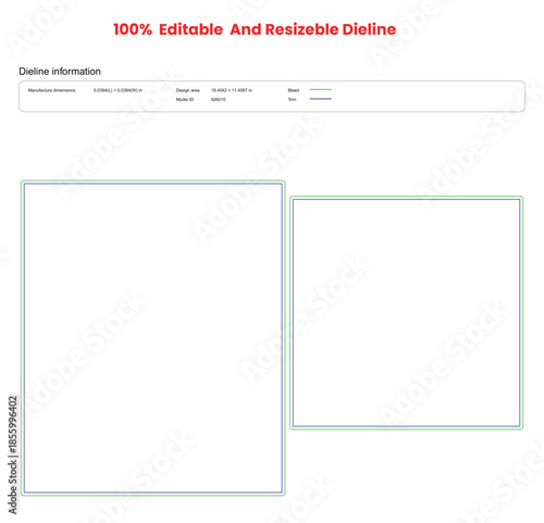 polaroid photo dieline template box dieline die lines packaging custom dieline  box cardboard box dieline pizza box dieline printable product packaging layout,