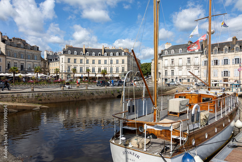 Ville de Vannes dans le département du Morbihan en Bretagne - France