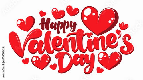 Happy valentine's day Vector