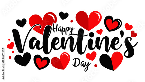 Happy valentine's day Vector