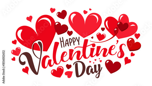 Happy valentine's day Vector
