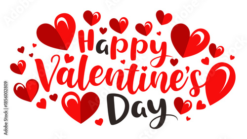 Happy valentine's day Vector