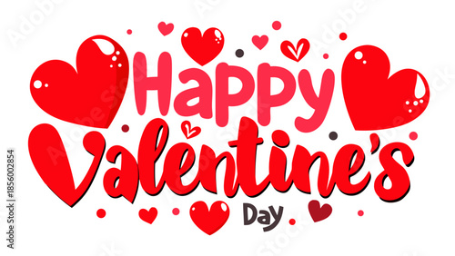 Happy valentine's day Vector