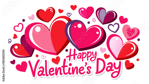 Happy valentine's day Vector