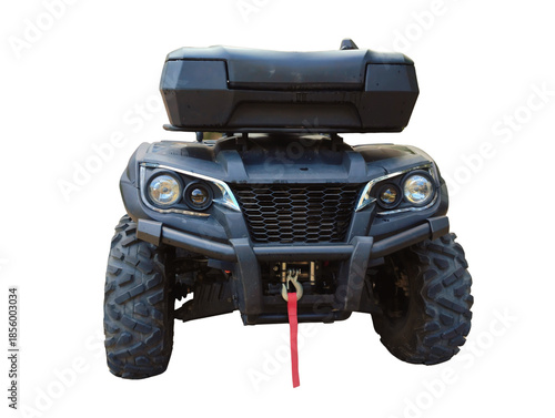 horizontal photography of all terrain vehicle ATV with no background white hd high quality wallpaper background perfect for campaigns