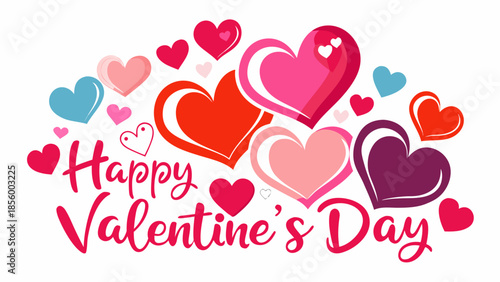 Happy valentine's day Vector