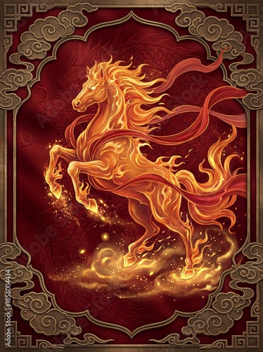 Fiery Horse Artwork