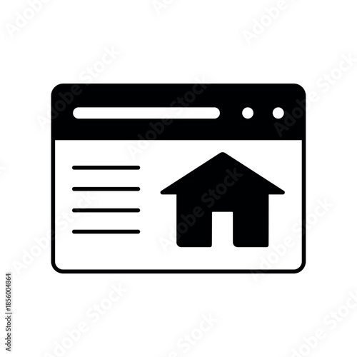 Icon a Online Listing, isolated against a clean background.