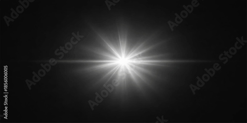 A digital art wallpaper featuring an abstract blue light design with a bright spotlight flare glowing against a dark metal texture backdrop on a black night stage