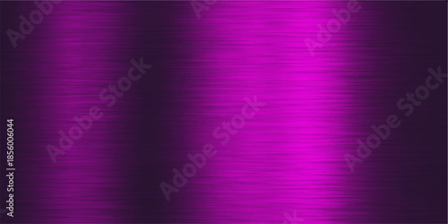 Brushed violet metal wallpaper featuring an abstract purple background with textured pink light lines and a metallic steel pattern on a gray grunge surface backdrop