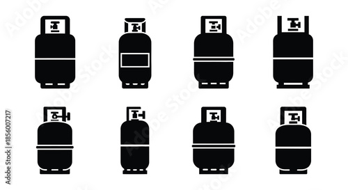 A collection of black matriarchs doll icons in various orientations