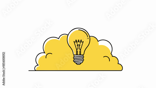 light bulb idea concept vector