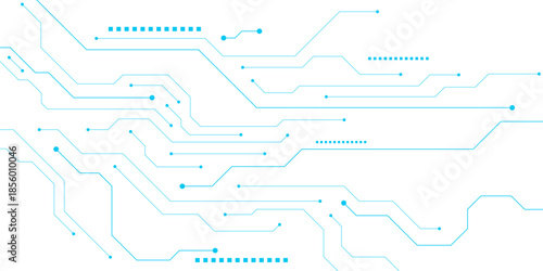Abstract circuit board texture background. Digital technology concept. Big data visualization and Artificial Intelligence. Vector